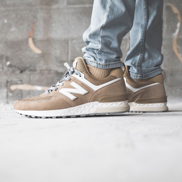 Giày New Balance 574 Sport 'Beige' MS574BS - Ảnh 3