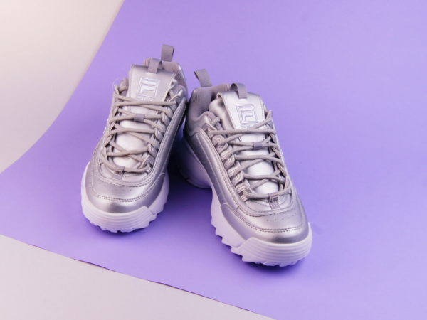 Giày Fila Wmns Disruptor 2 Premium Metallic 'Silver' 5FM00040-662 - Ảnh 3