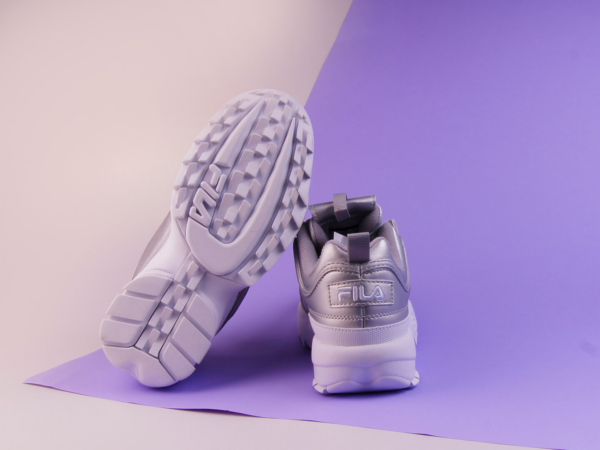Giày Fila Wmns Disruptor 2 Premium Metallic 'Silver' 5FM00040-662 - Ảnh 2