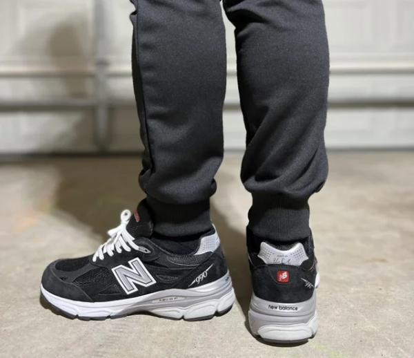Giày New Balance 990v3 Made in USA 'Black' 2021 M990BS3 - Ảnh 3