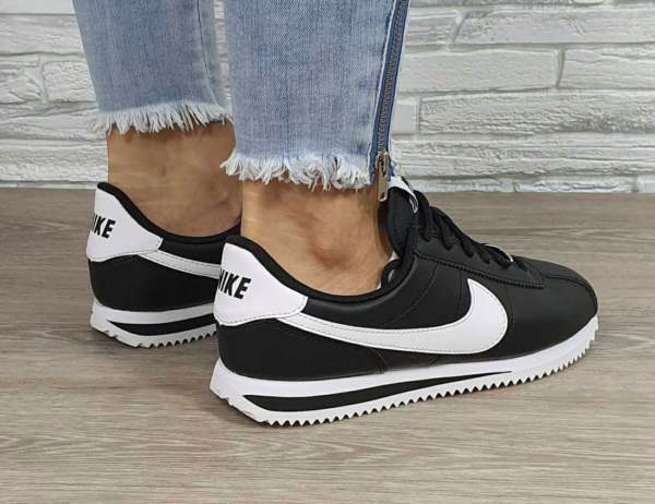 Giày Nike Cortez Basic SL GS 'Black' 904764-001 - Ảnh 6
