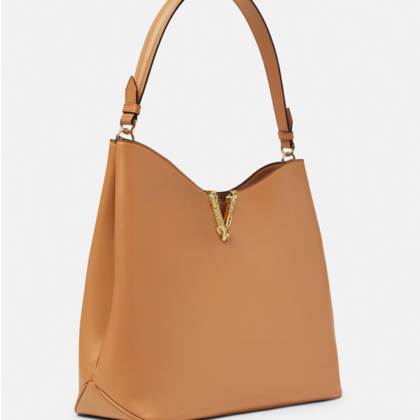 Túi Versace Virtus Lagre Hobo Caramel 1000704-D5VIT-1K26V - Ảnh 2