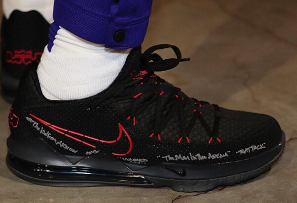 Giày Nike LeBron 17 Low 'Bred' CD5007-001 - Ảnh 6