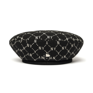 Alternative view of Mũ MLB Monogram Diamond Wool Beret 3ACBB0616-50BKS