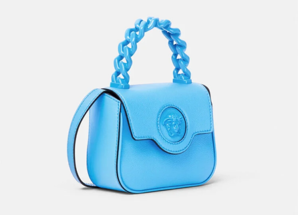 Túi Versace La Medusa Mini DV BLue 1003016-DVIT2T-1U38V - Ảnh 3