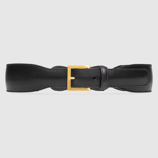 Thắt Lưng Gucci Women's Horsebit Leather Belt Black 600636-1NS0G-1000 - Ảnh 3