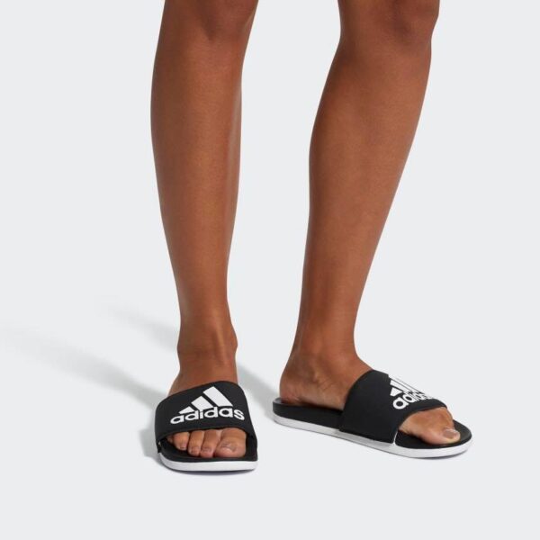 Dép Adidas Adilette Cloudfoam Plus Logo Slides Black CG3427 - Ảnh 6