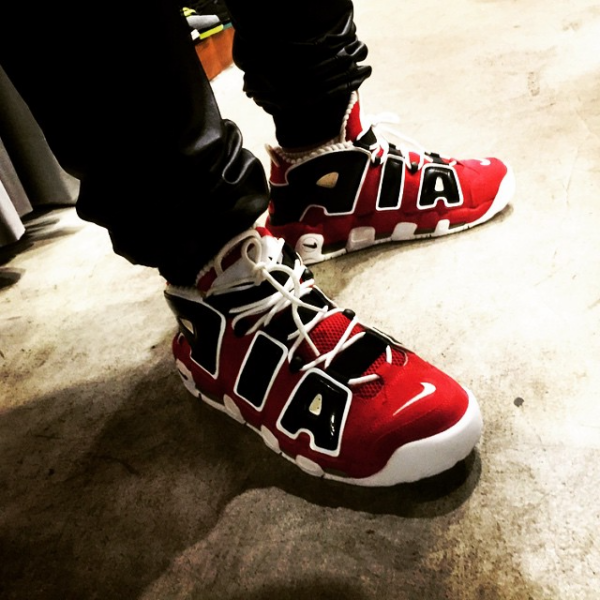 Giày Nike Air More Uptempo GS 'Varsity Red' 415082-600 - Ảnh 4
