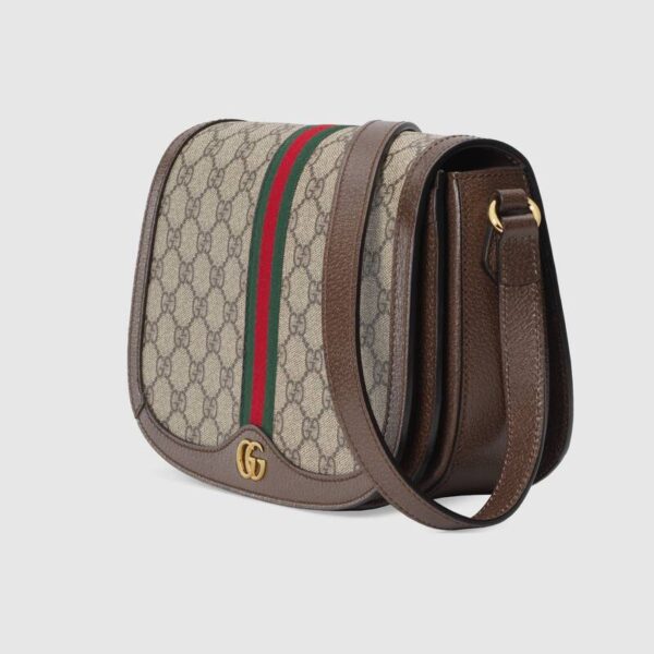 Túi Gucci GG Supreme Ophidia Small Beige Ebony Shoulder Bag 601044 96IWB 8745 - Ảnh 6