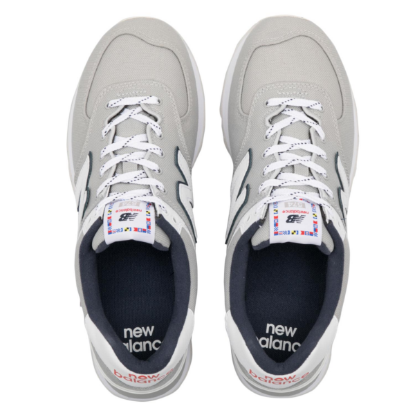 Giày New Balance 574 Linen Fog White ML574SOO - Ảnh 5