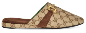 Giày Gucci Monogram Pattern Horsebit Mules 601599-G1710-9773