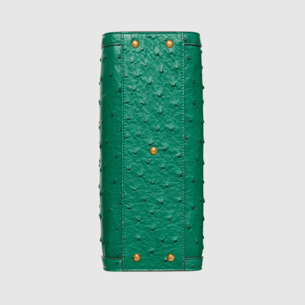 Túi Gucci Diana Small Ostrich Tote Bag 66019-5EY0K-T3177 - Ảnh 7