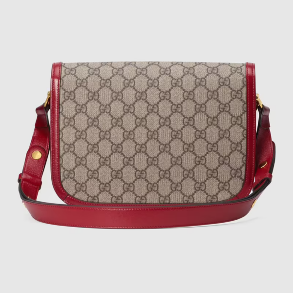 Túi Gucci Horsebit 1955 Shoulder Red GG Supreme ‎602204-92TCG-8561 - Ảnh 3
