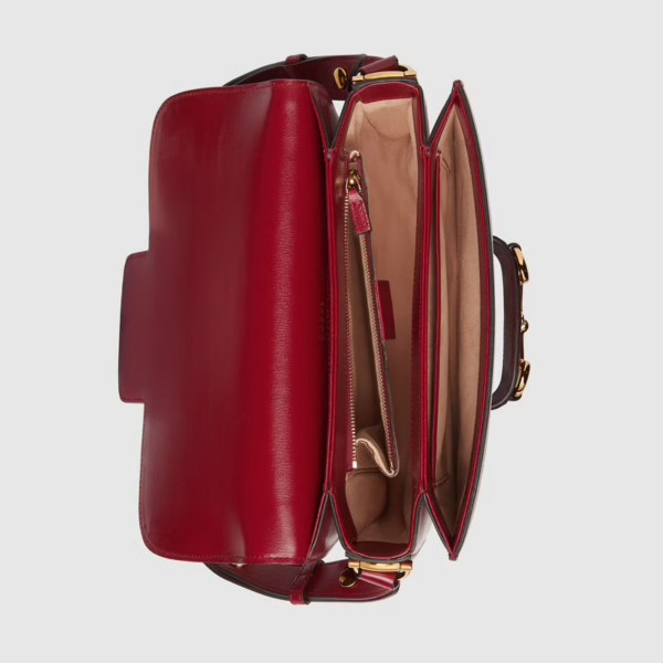 Túi Gucci Horsebit 1955 Shoulder Red GG Supreme ‎602204-92TCG-8561 - Ảnh 2
