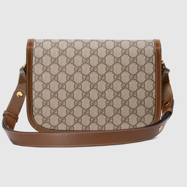 Túi Gucci Horsebit 1955 Shoulder GG Supreme Brown ‎602204-92TCG-8563 - Ảnh 4