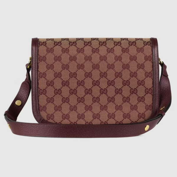 Túi Gucci Horsebit 1955 'Burgundy' Original GG 602204-9Y9NG-9865 - Ảnh 3