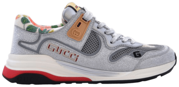 Giày Gucci Wmns Ultrapace 'Silver Red' 602228-HW910-8161