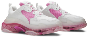 Alternative view of Giày Balenciaga Wmns Triple S Clear Sole Trainer White Pink 544351 W09ON 9025