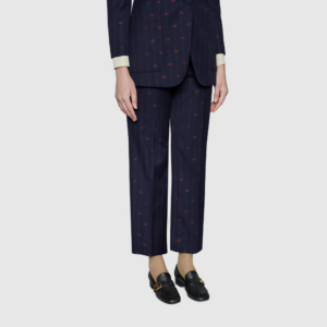 Alternative view of Giày Gucci Black Leather Loafer With Double G 602496-C9D00-1000