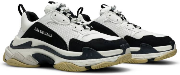 Giày Balenciaga Triple S Sneaker White Black 536737-W09OM-9058 - Ảnh 3
