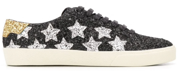 Giày Saint Laurent Court Classic Glitter Black 6033531G070