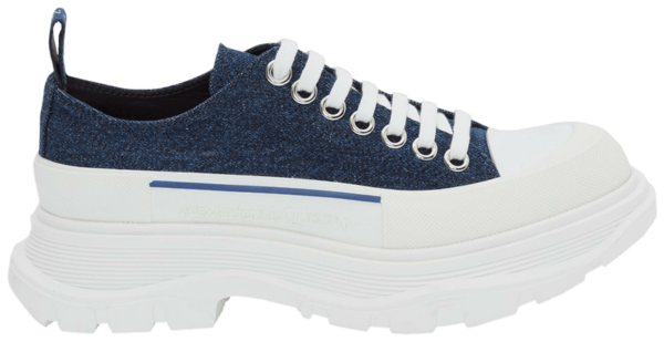 Giày Alexander McQueen Tread Slick Lace Up 'Indigo' 604257-W4PD1-4177
