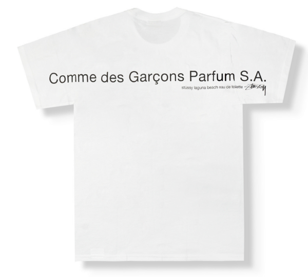 Áo Stussy x CDG Laguna Beach T-Shirt White  SY-XCLBTWH - Ảnh 2
