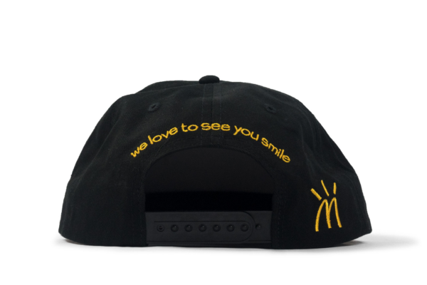 Mũ Travis Scott x McDonalds Smile Hat Black Red TS-XMSHBLRD - Ảnh 2