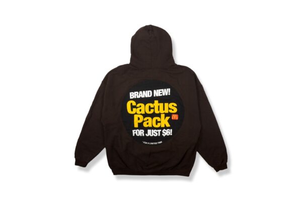 Áo Travis Scott x McDonald's Cactus Pack Sticker Hoodie Brown TS-XMCPSHBRN - Ảnh 2