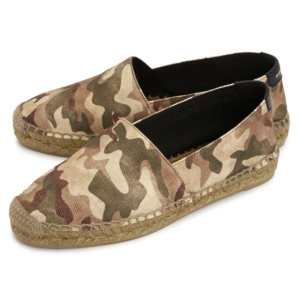 Giay Saint Laurent Camouflage Espadrille 'Khaki' 605961-AAAJT-8810