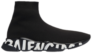 Giày Balenciaga Speed Trainer 'Graffiti Black'  605972 W05GE 1006