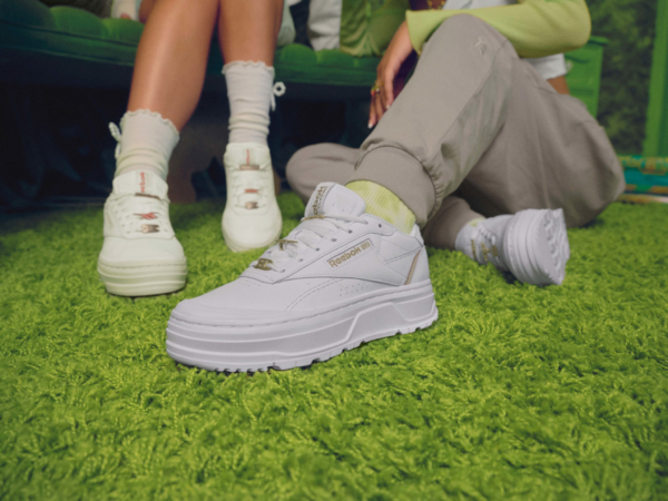 Giày Reebok Club C Double Geo 'White Moonstone' GX8766 - Ảnh 2