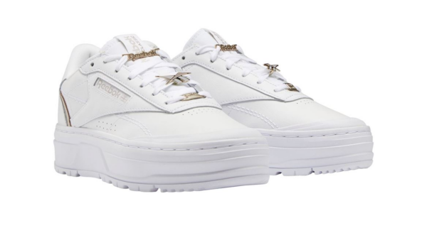 Giày Reebok Club C Double Geo 'White Moonstone' GX8766 - Ảnh 4