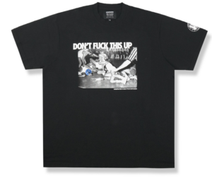 Áo Undefeated x Eco Life Don't Fuck This Up Tee Black
