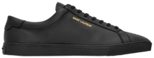 Giày Saint Laurent Andy Low 'Black' 606833-0ZS00-1000