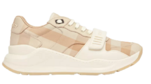 Giày Burberry Check Cotton Sneakers 'Soft Fawn' 80539911