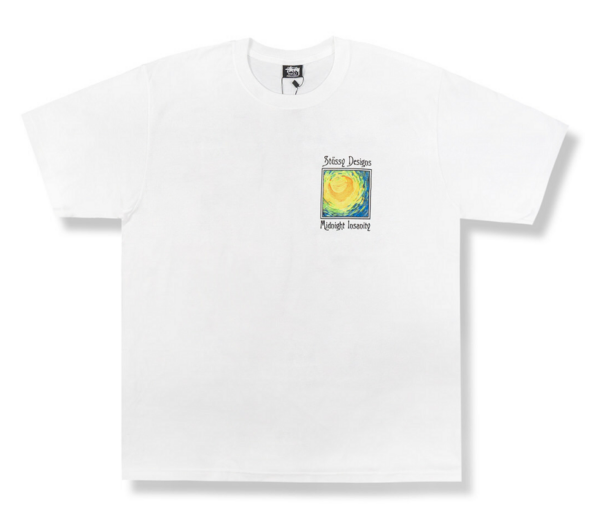 Áo Stussy Midnight Insanity Tee 'White'