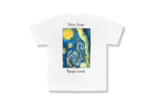 Áo Stussy Midnight Insanity Tee 'White' - Ảnh 4