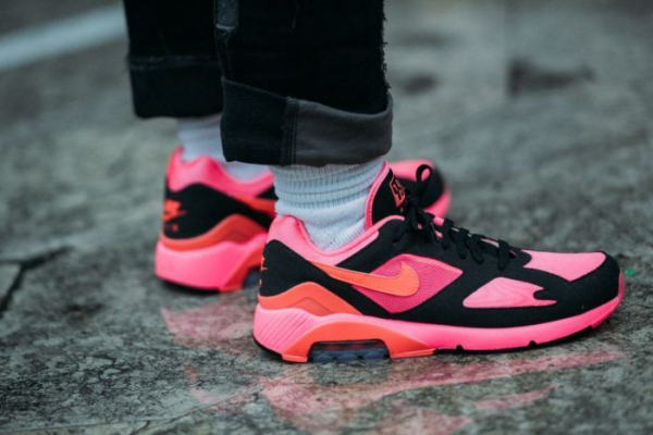 Giày Nike x Comme des Garcons Homme Plus Air Max 180 Black AO4641-601 - Ảnh 5
