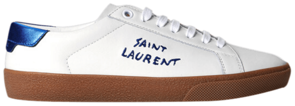 Giày Saint Laurent Court Classic SL 06 Low 'White Pearl Blue' 610649-0ZS70-9587