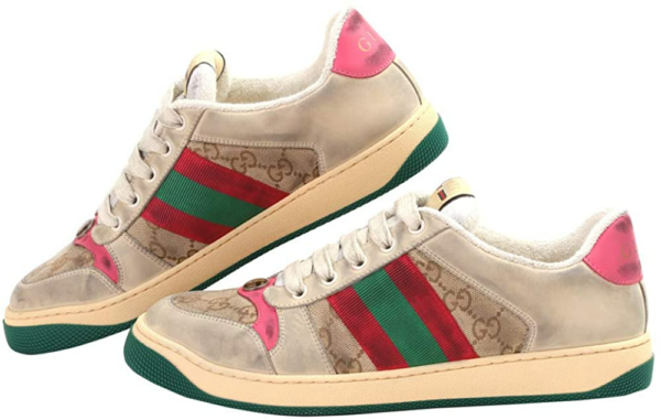 Giày Gucci GG Screener Distressed 'GG Canvas Pink' 546551-9Y920-9665 - Ảnh 5