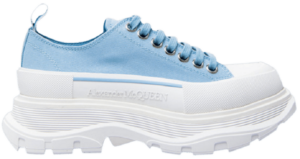 Giày Alexander McQueen Wmns Tread Slick Lace Up 'Sky Blue' 611705-W4LR1-4802