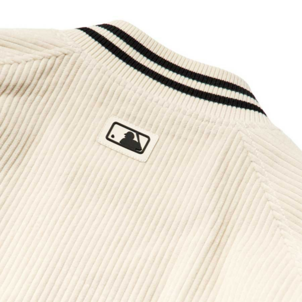 Áo MLB Bomber Basic Padded Corduroy Baseball Jumper NY Yankees 3AJP02016-50CRS - Ảnh 4