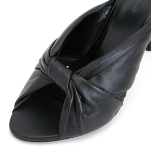 Giay Balenciaga Drapy Mules 'Black' 617574-WA2M0-1000