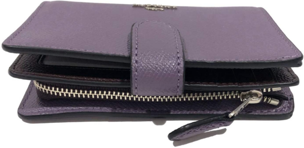 Ví Coach Medium Corner Zip Wallet 'Dusty Lavender' - Ảnh 2