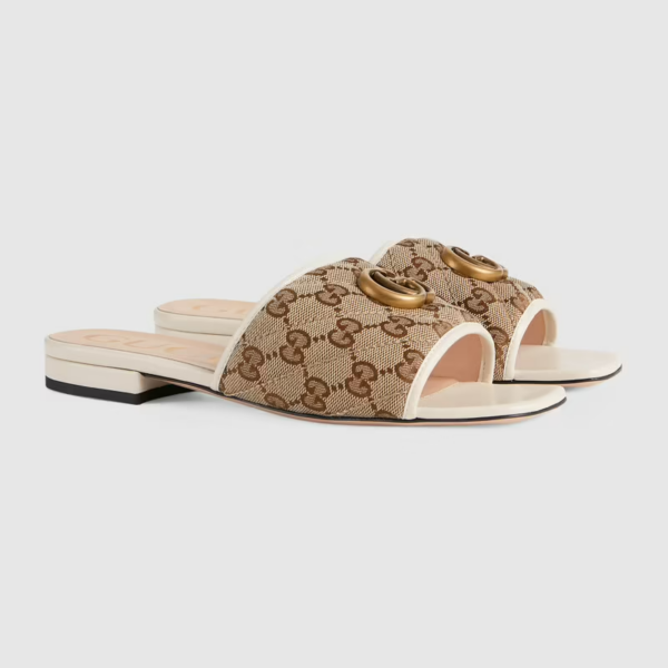 Dép Gucci Women's Slide Sandal with Double G 619893-2HK80-9795 - Ảnh 3
