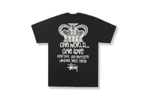 Alternative view of Áo Stussy One World Tee 'Black'
