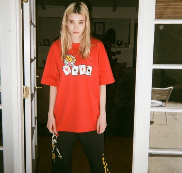 Áo Drew House Lucky You Drew SS Tee Red - Ảnh 2