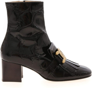 Giày Tod's  BLACK LEATHER ANKLE BOOTS XXW71C0DH90XLXB999