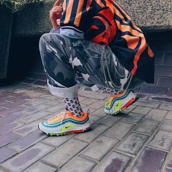 Giày Nike Air Max 97 'On Air London Summer Of Love' CI1504-100 - Ảnh 2